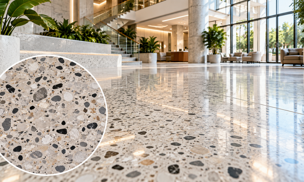 Cement Terrazzo Flooring